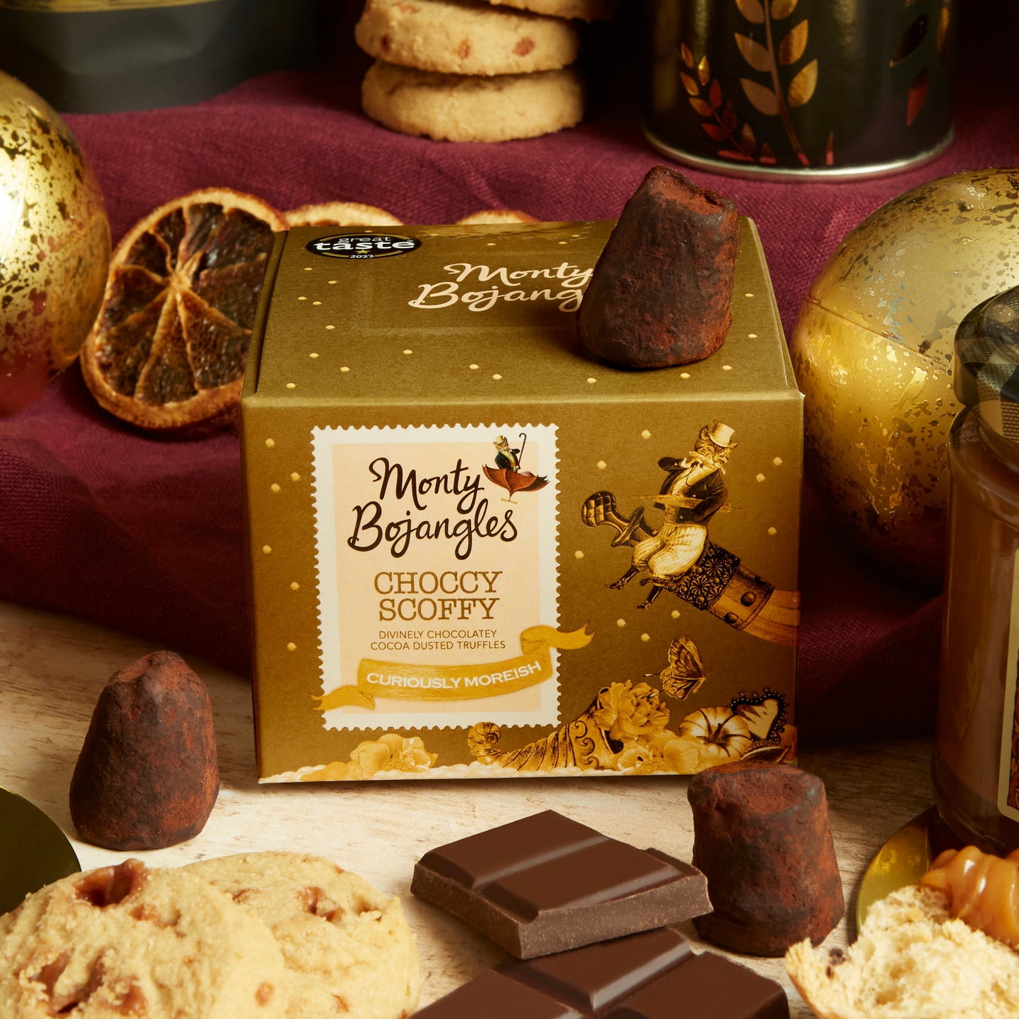 Award Winning Monty Bojangles choccy Scoffy Chocolate Truffles
