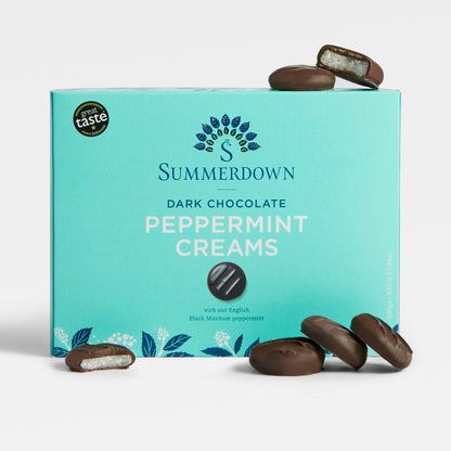 Box of Dark Chocolate Peppermint Creams by Summerdown