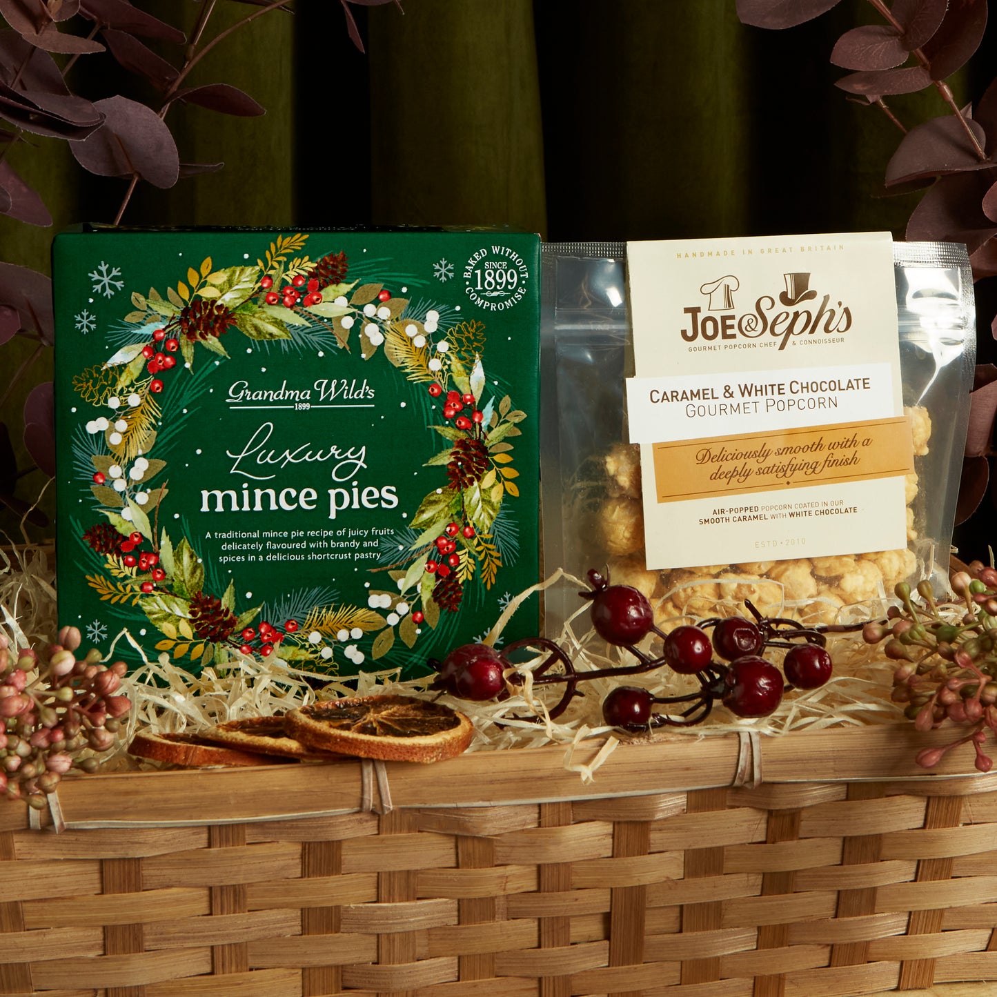 Grandma Wilde's Luxury Mince Pies & Joe and Steph's Gourmet Popcorn