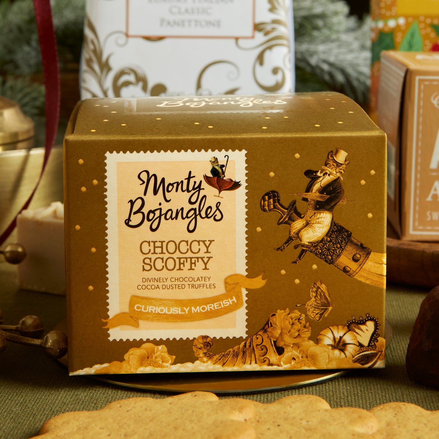 Monty Bojangles Choccy Scoffy Indulgent Christmas Truffles Box