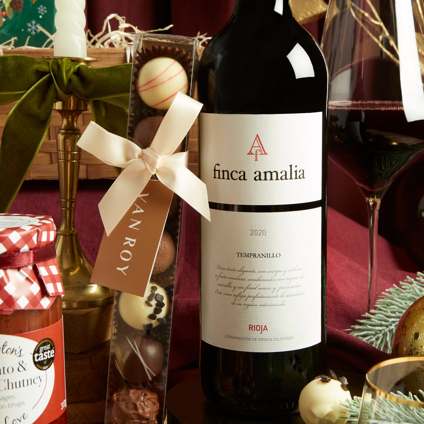 Premium Finca Amalia Red Wine Gift Hamper for Christmas