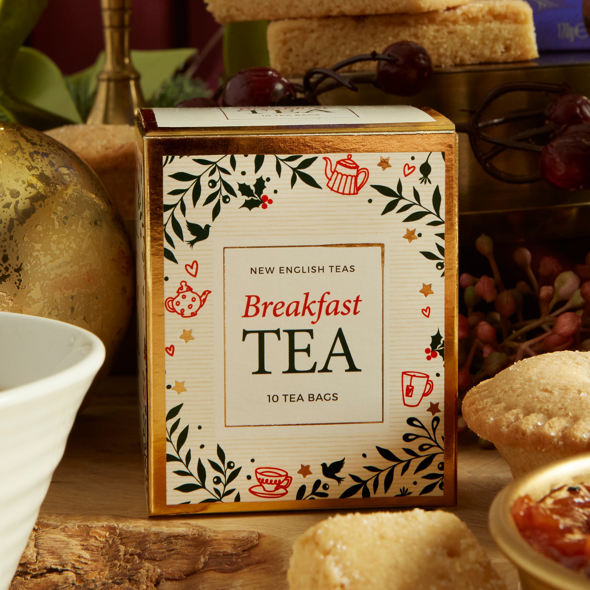 New England Tea's Traditional English Tea Gift Hamper For Christmas