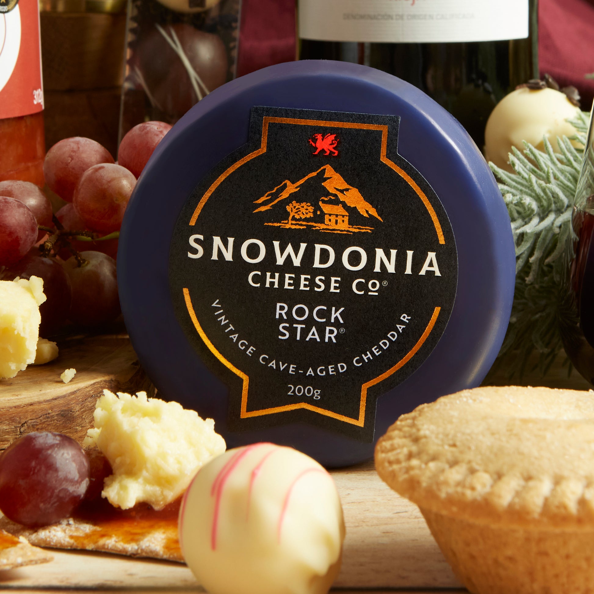 Snowdonia Cheese Co "Rick Star" - Food and Drink Christmas Gift Hamper 