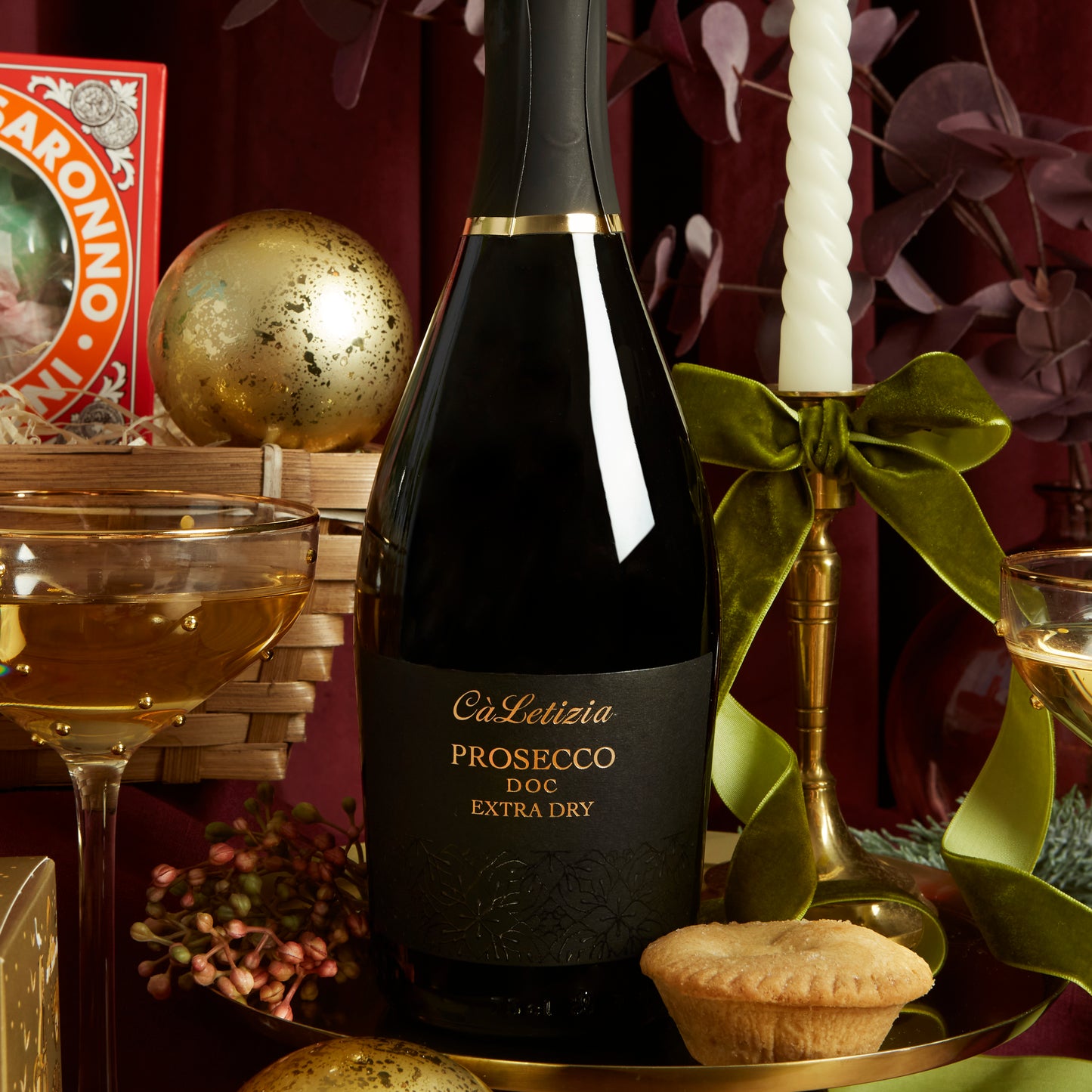 Premium Ca Letizia Italian Prosecco DOC - Christmas Gift Hamper