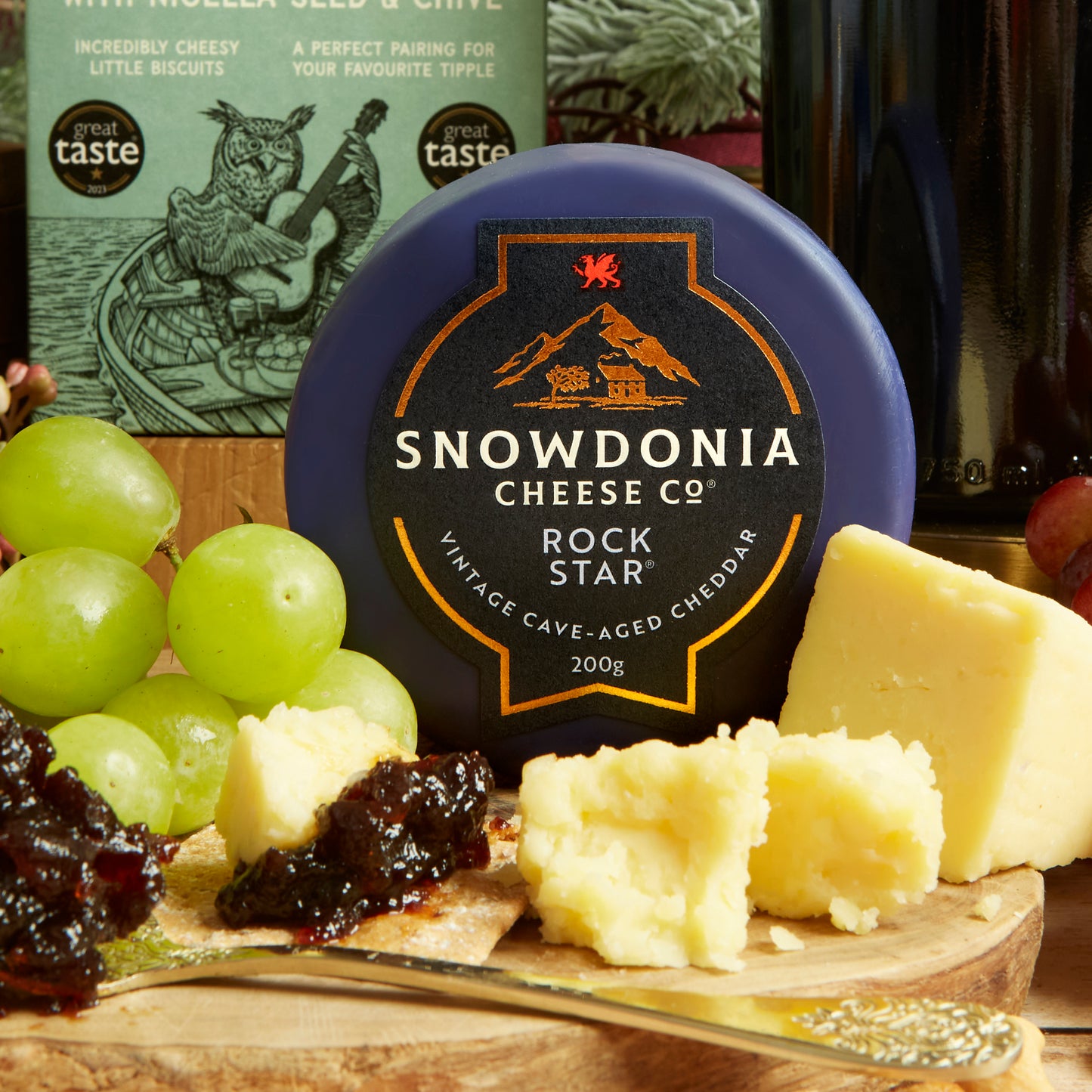 Snowdonia Cheese Co "Rock Star" - Cheese Christmas Gift Hamper 