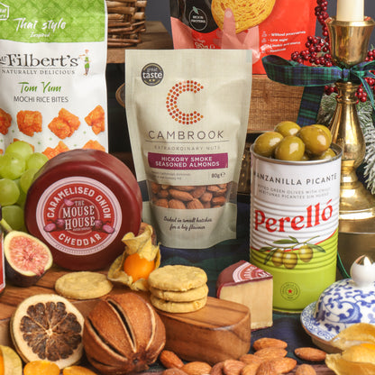 Christmas Eve Wine & Nibbles Gift Basket