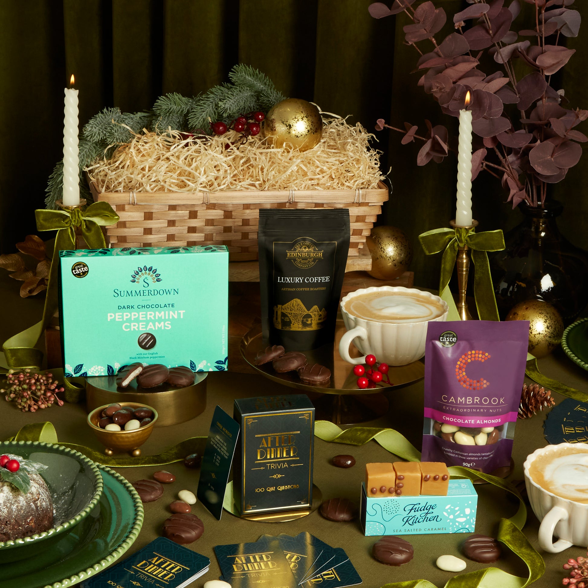 After Dinner Trivia & Treats Hamper - Christmas Gift Hamper