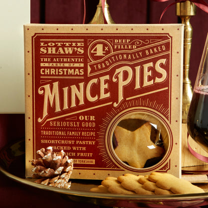 Gourmet Lottie Shaw's Traditionally Baked Mince Pies for Christmas