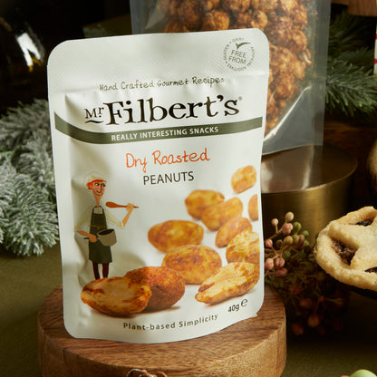Mr Filbert's Really Interesting Snacks -  Dry Roasted Peanuts 40g Pouch