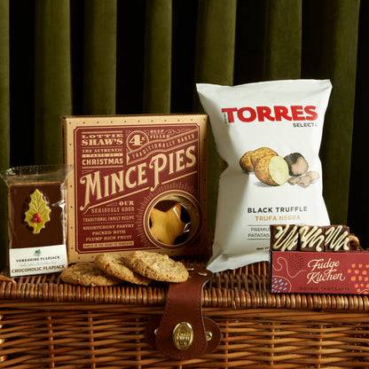 Torres Premium Black Truffle Crisps and Lottie Shaws Festive Mince Pies