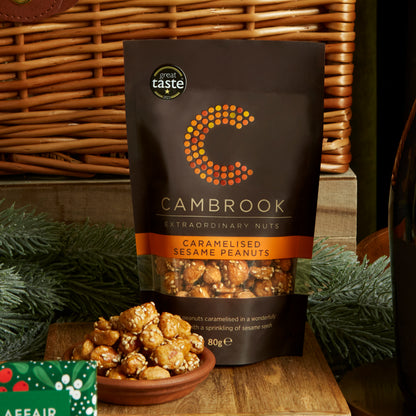 Cambrook Great Taste Award Winning Caramelised Sesame Peanuts