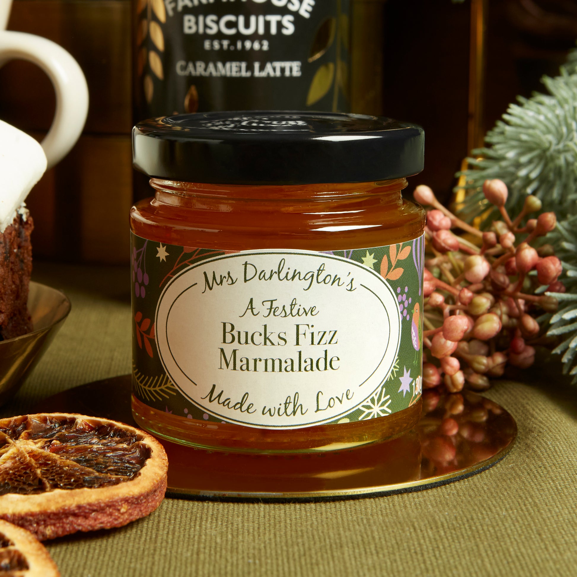 Mrs Darlington's Buzz Fizz Marmalade Jar