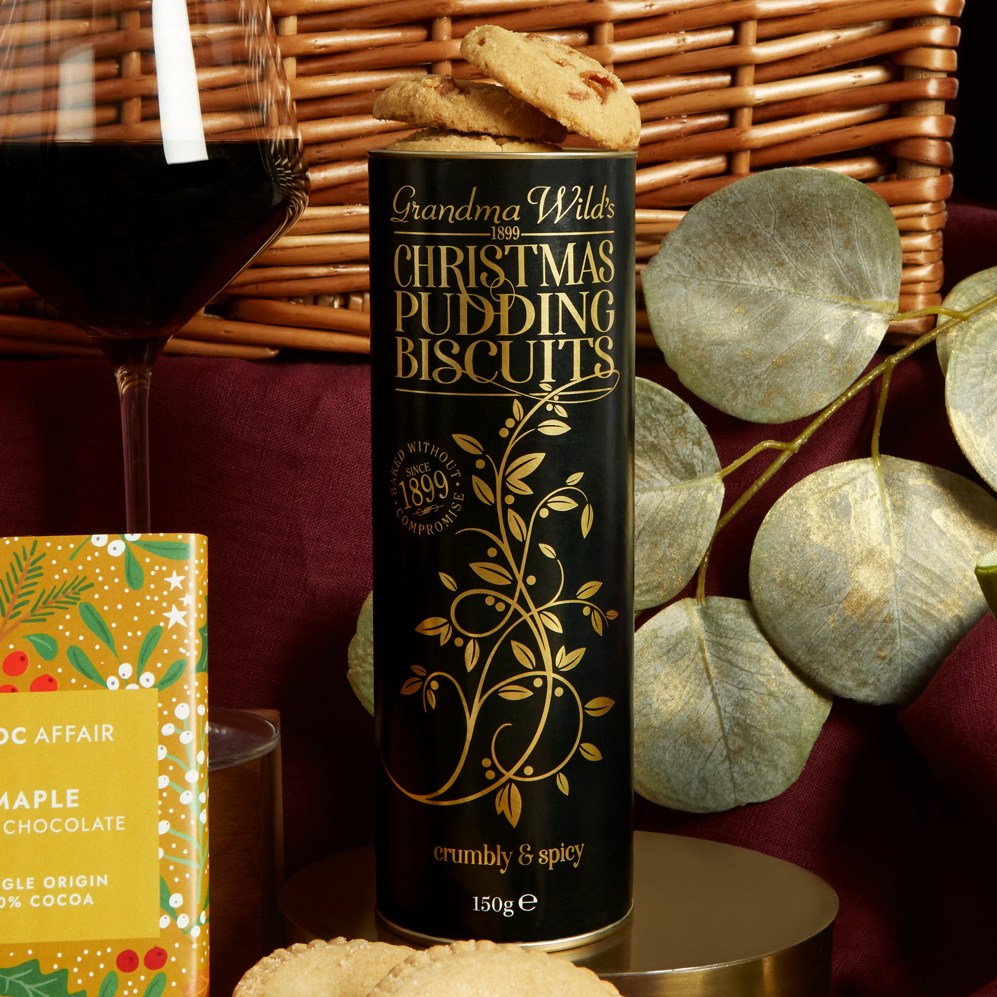 Grandma Wild's Christmas Pudding biscuits