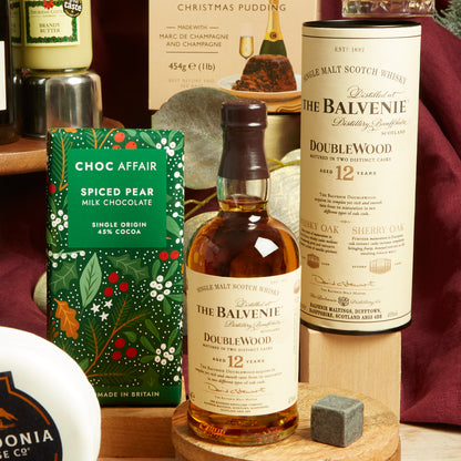 The Balvenie Double Wood Premium Whiskey Gift Hamper for Christmas