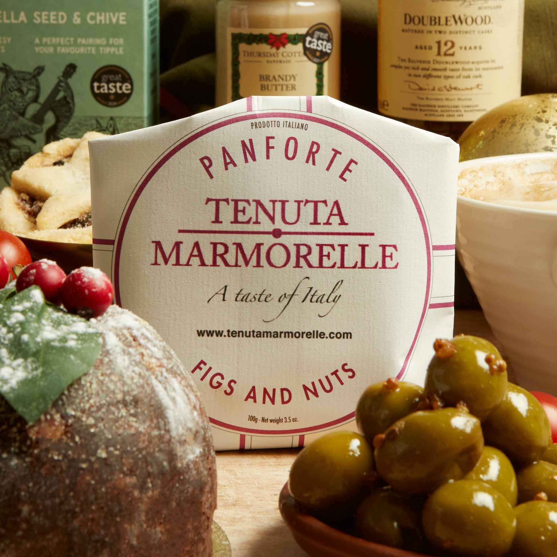 Tenuta Marmorelle Fig and Nuts Fruit Cake  Christmas hamper