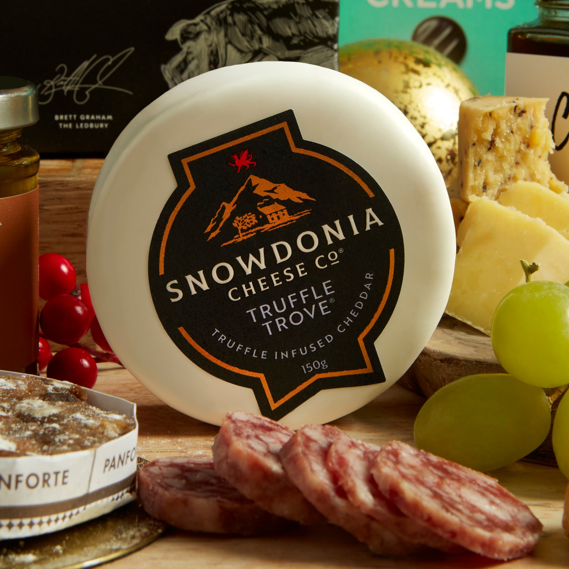 Snowdonia Cheese Co Truffle Cheese Christmas Hamper