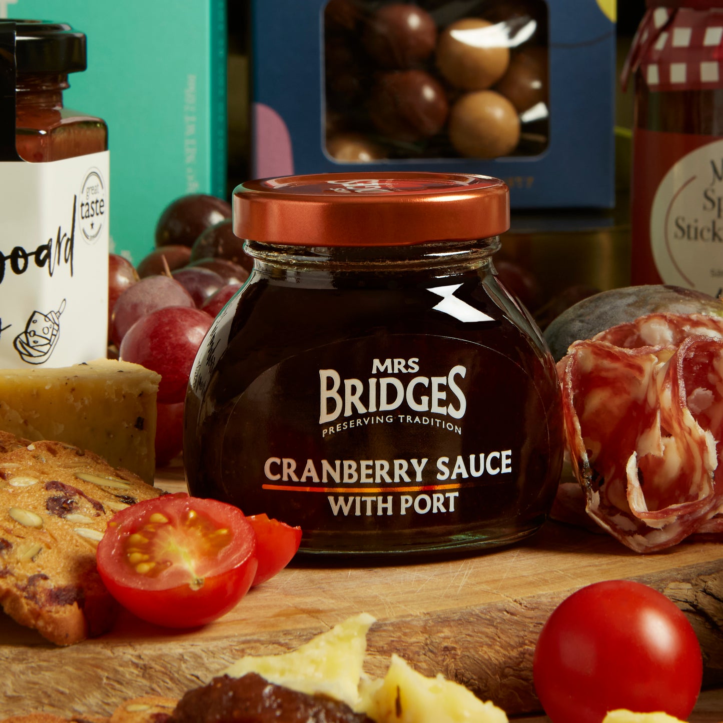 Mrs Bridges Cranberry Sauce with Port