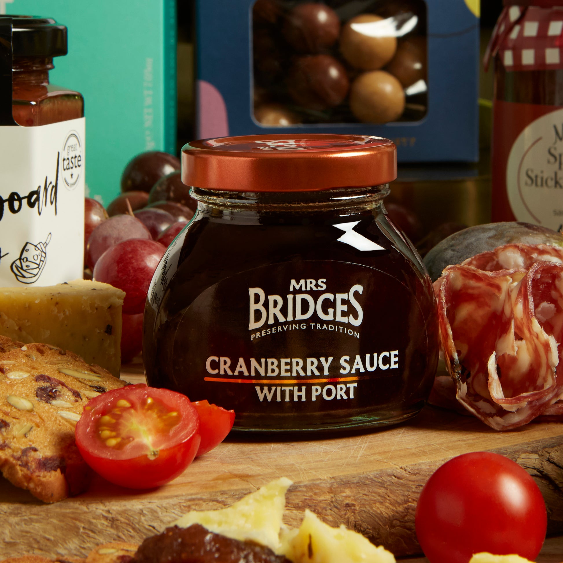 Mrs Bridges Cranberry Sauce with Port