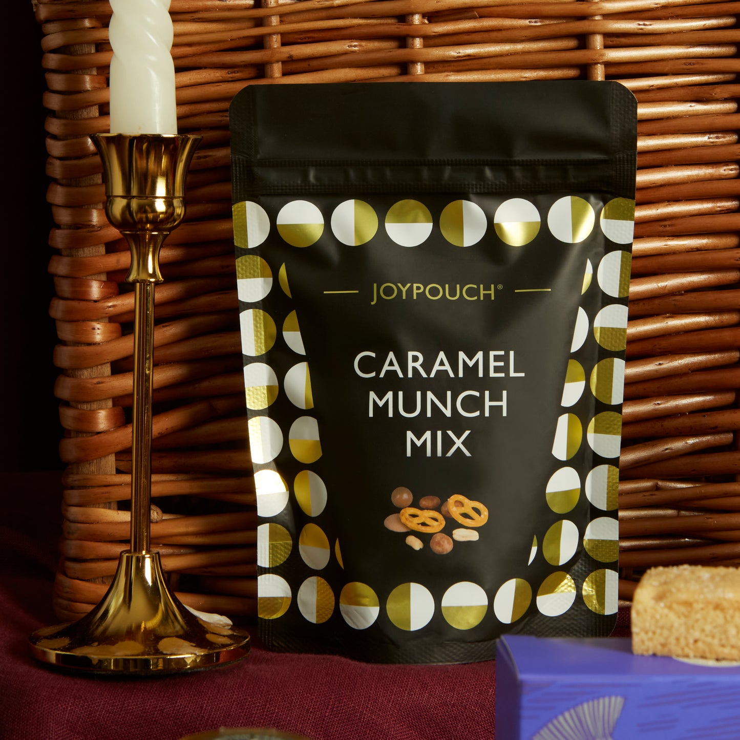 Joy Pouch's caramel munch mix