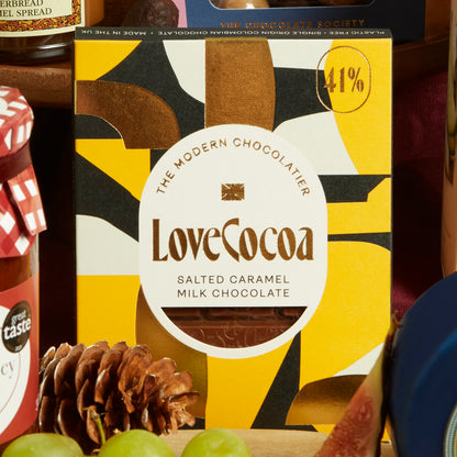 The modern chocolatiers salted caramel milk chocolate bar