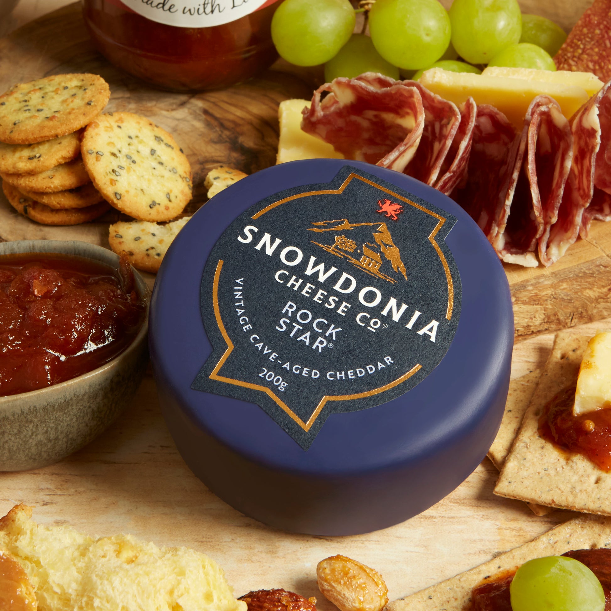 Snowdonia Cheese Co Rock Star Cheese Lover Christmas Gift Hamper