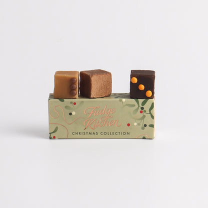 65g Christmas Fudge Trio by Fudge Kitchen