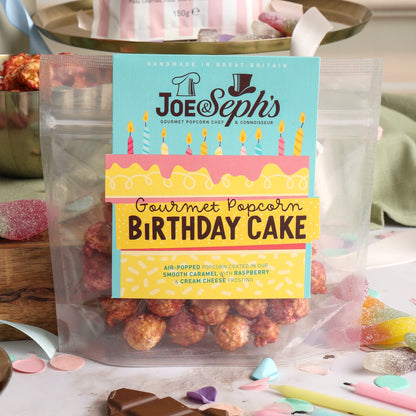 Close up of products in Little Birthday Treat Gift Box, a luxury gift hamper from hampers.com UK