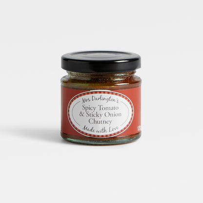 120g Spicy Tomato and Sticky Onion Chutney by Mrs Darlingtons