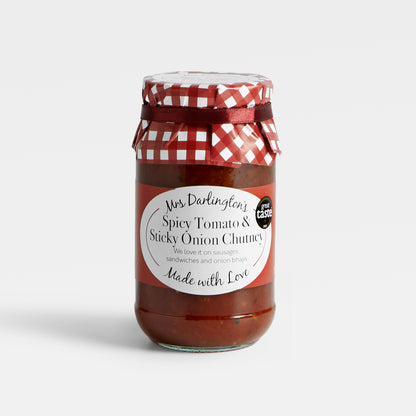 312g Spicy Tomato and Sticky Onion Chutney by Mrs Darlingtons