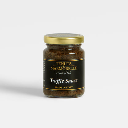Image of 90g Truffle Sauce by Tenuta Marmorelle, part of luxury gift hampers from hampers.com UK