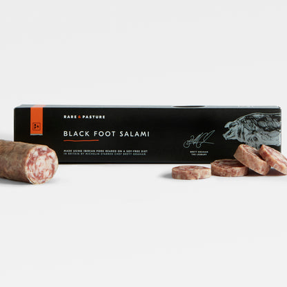 Black Food Salami by Rare & Pasture
