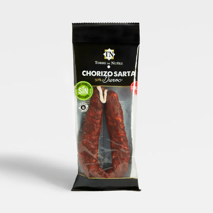 Image of 225g Mild Chorizo Horseshoe by Torre de Nunez, part of luxury gift hampers from hampers.com UK