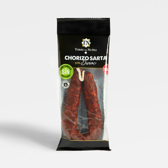 Image of 225g Mild Chorizo Horseshoe by Torre de Nunez, part of luxury gift hampers from hampers.com UK