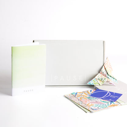 Mind Charity 'Pause' Wellness Gift Box with Origami Kit