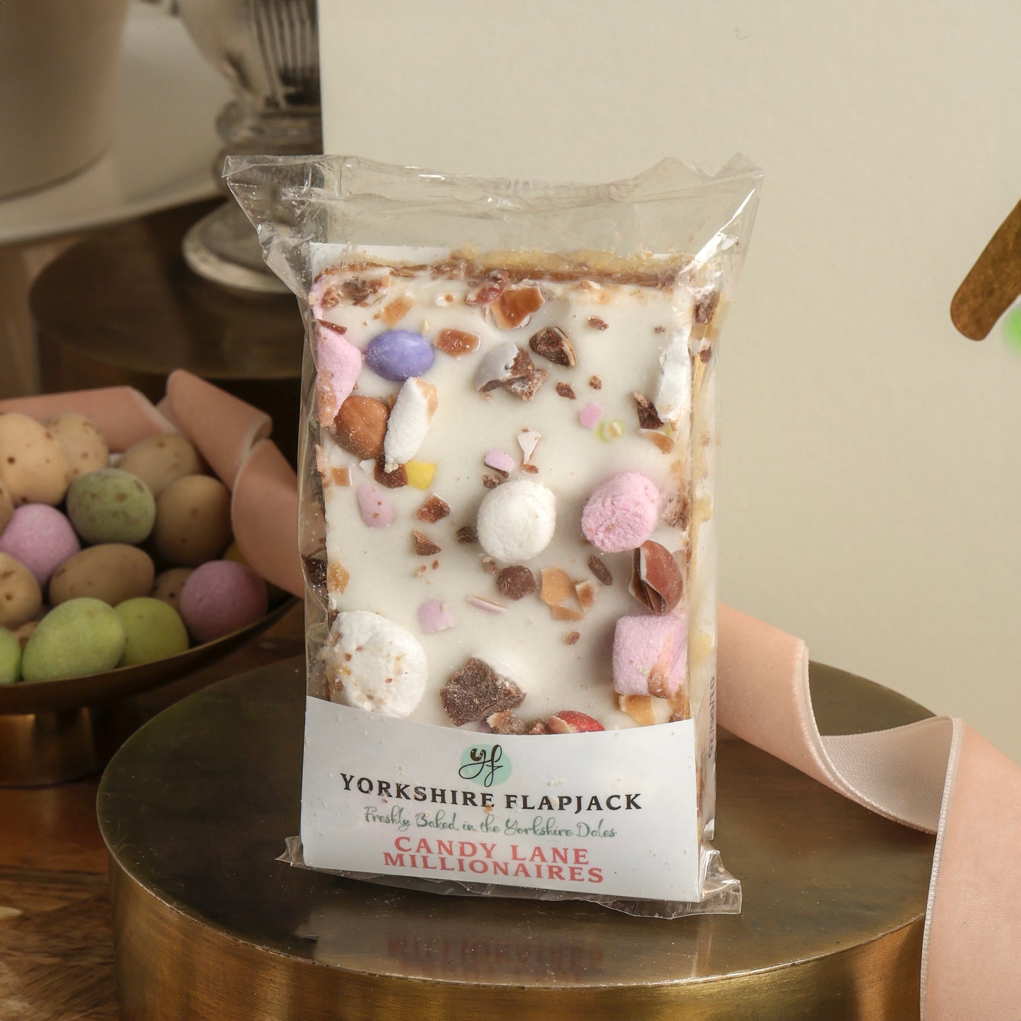 Close up of products in Easter Egg Gift Box, a luxury gift hamper from hampers.com UK