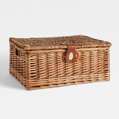 SMALL 17" Wicker Hamper (430x290x180
