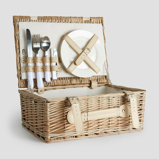 14" Picnic Hamper Basket