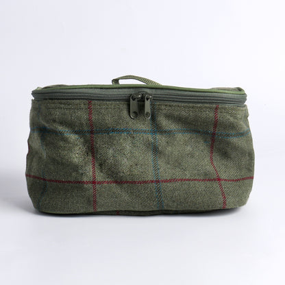 Image of Small Green Tweed Cooler Bag, part of luxury gift hampers from hampers.com UK