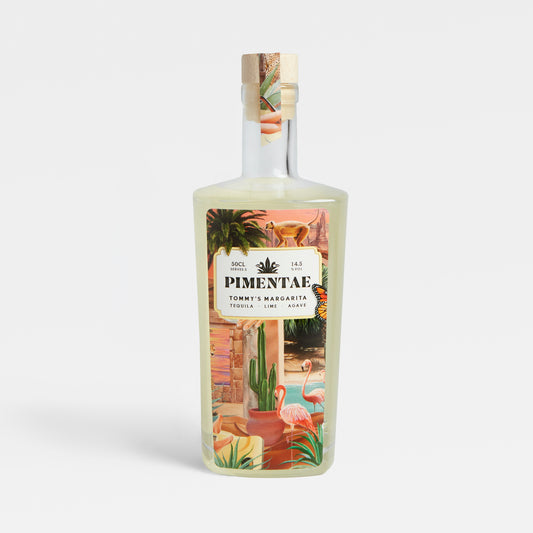 Image of 50cl Tommy's Margarita Tequila Cocktail by Pimentae, part of luxury gift hampers from hampers.com UK