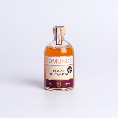 Image of 100ml Passion Fruit Martini Cocktail by Edmunds, part of luxury gift hampers from hampers.com UK