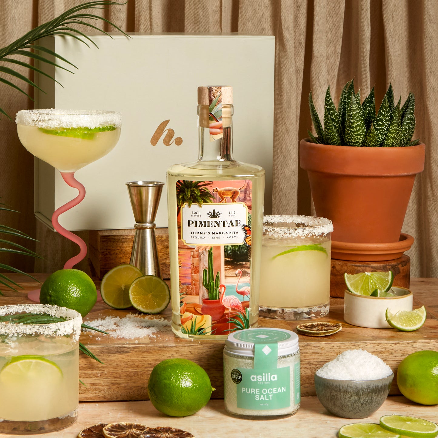 Margarita Cocktail Gift Hamper, a luxury gift hamper from hampers.com