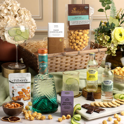 Main image of The Luxury Gin Hamper, a luxury gift hamper from hampers.com UK