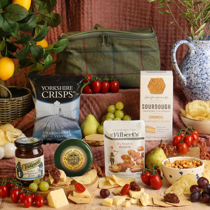 Main image of The Ploughmans Picnic Hamper, a luxury gift hamper from hampers.com UK