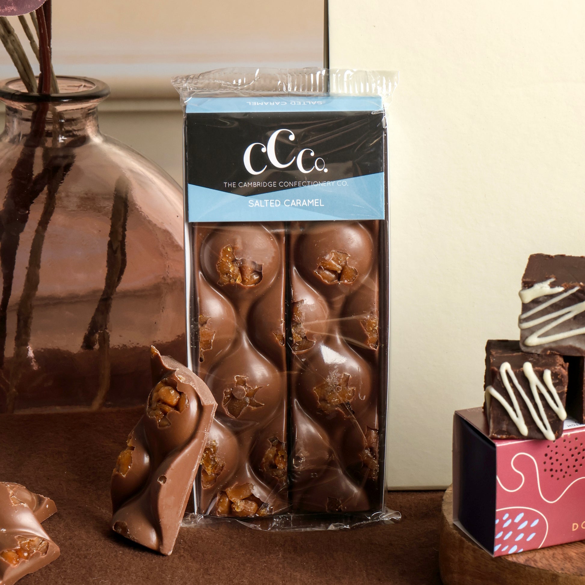 Image of components in The Classic Chocolate Hamper, a luxury gift hamper from hampers.com UK