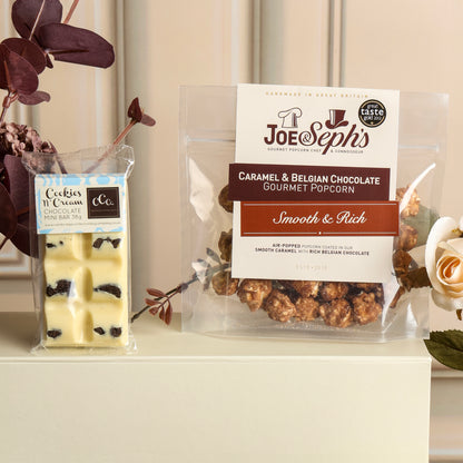 Image of components in The Classic Chocolate Hamper, a luxury gift hamper from hampers.com UK