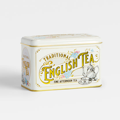 80g Traditional English Afternoon Tea Caddy (white)