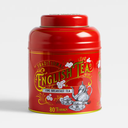 Vintage Victorian Breakfast Tea Caddy by New English Tea