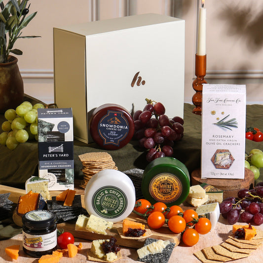Main image of The Cheese Lover's Hamper, a luxury gift hamper from hampers.com UK