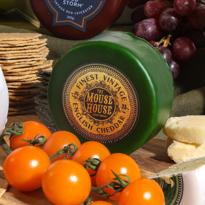 Close up of products in The Cheese Lover's Hamper, a luxury gift hamper from hampers.com UK