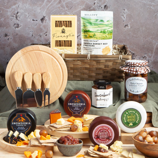 Main image of Luxury Cheeseboard Gift Hamper, a luxury gift hamper from hampers.com UK